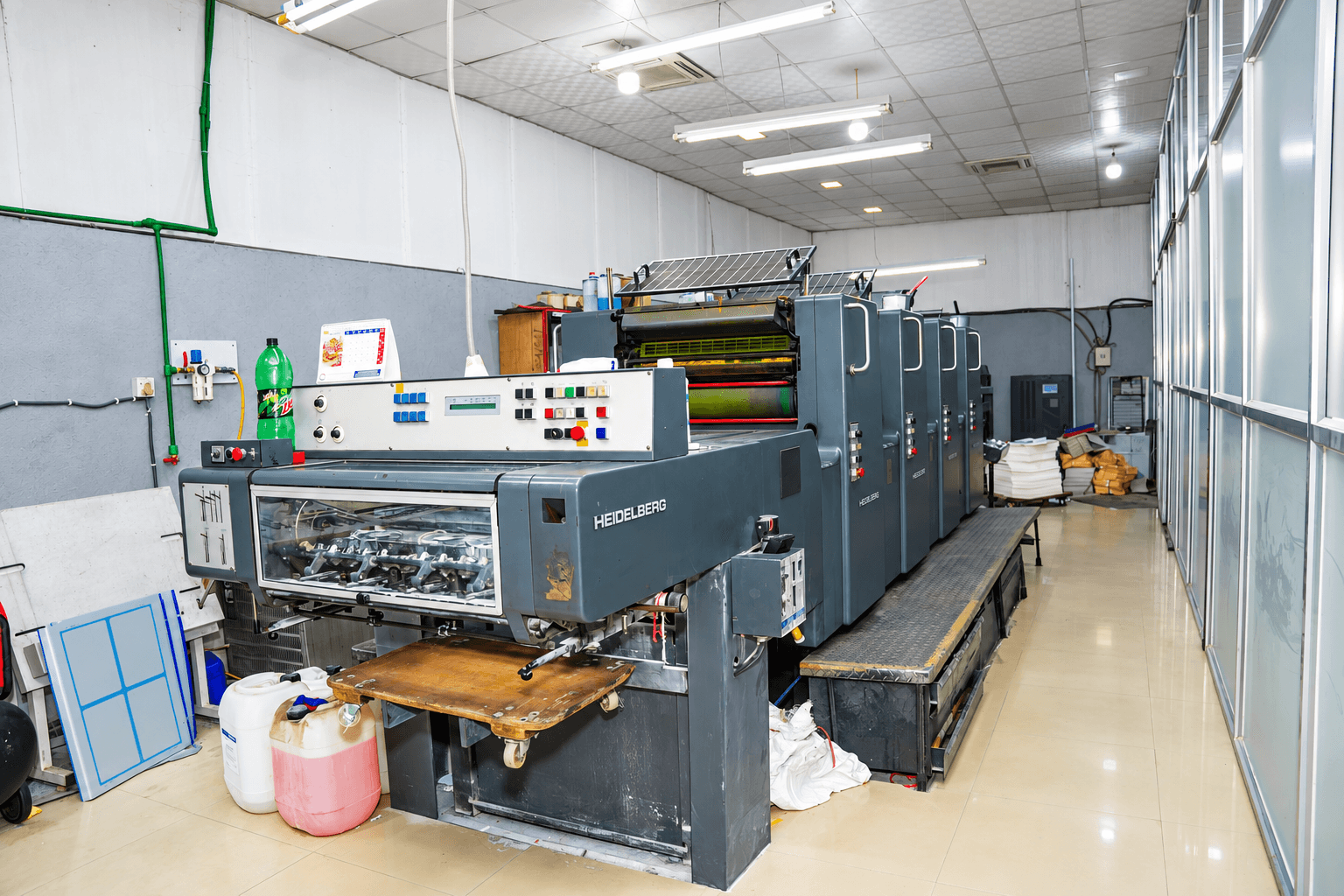 Heidelberg four-colour printing press